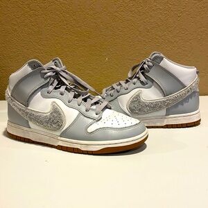 Nike Dunk High Grey & White (Men’s)